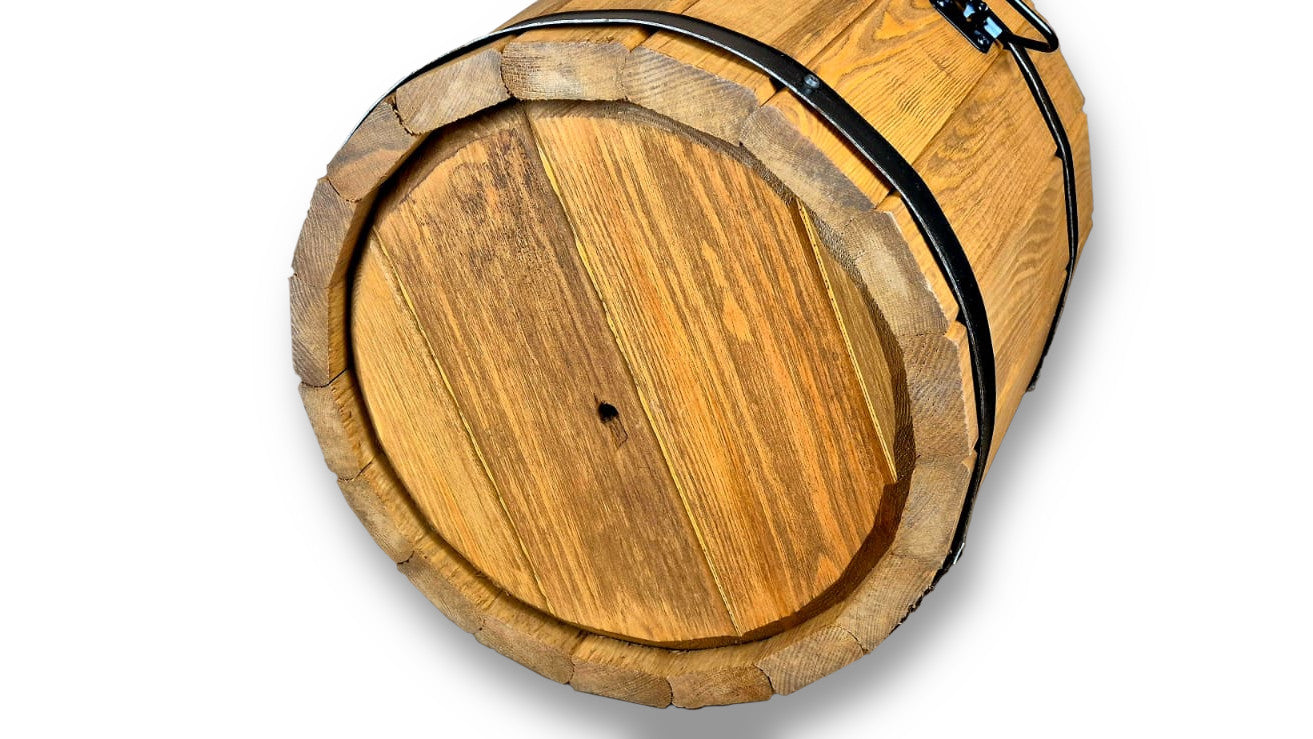WOODEN GARDEN POT