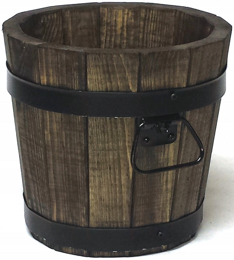 WOODEN GARDEN POT