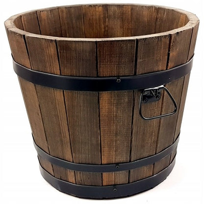 WOODEN GARDEN POT