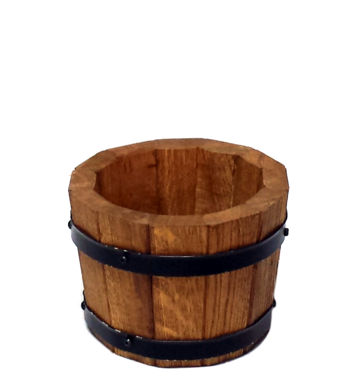 SMALL OAK FLOWER POT