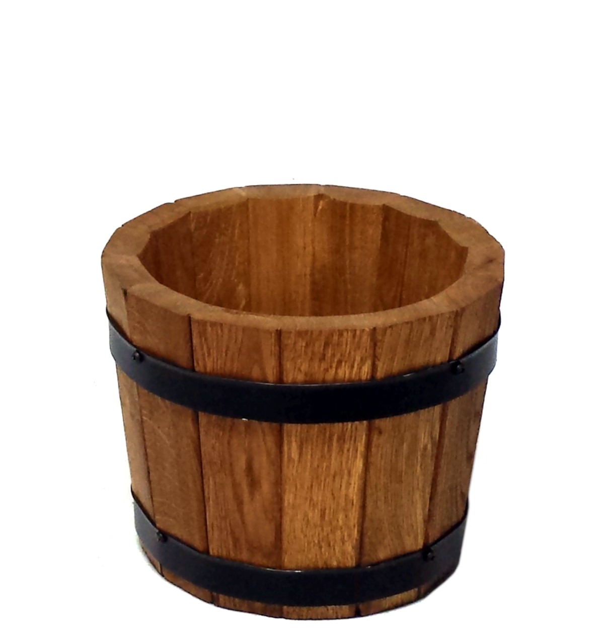 SMALL OAK FLOWER POT