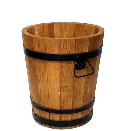LARGE OAK POT FOR PALM TREE 