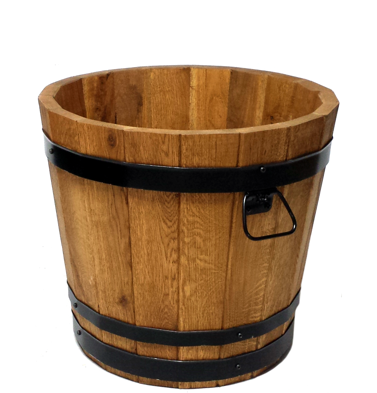 LARGE OAK FLOWER POT