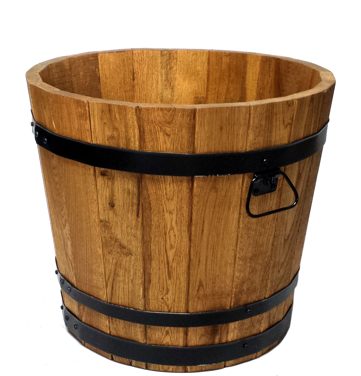 LARGE OAK FLOWER POT