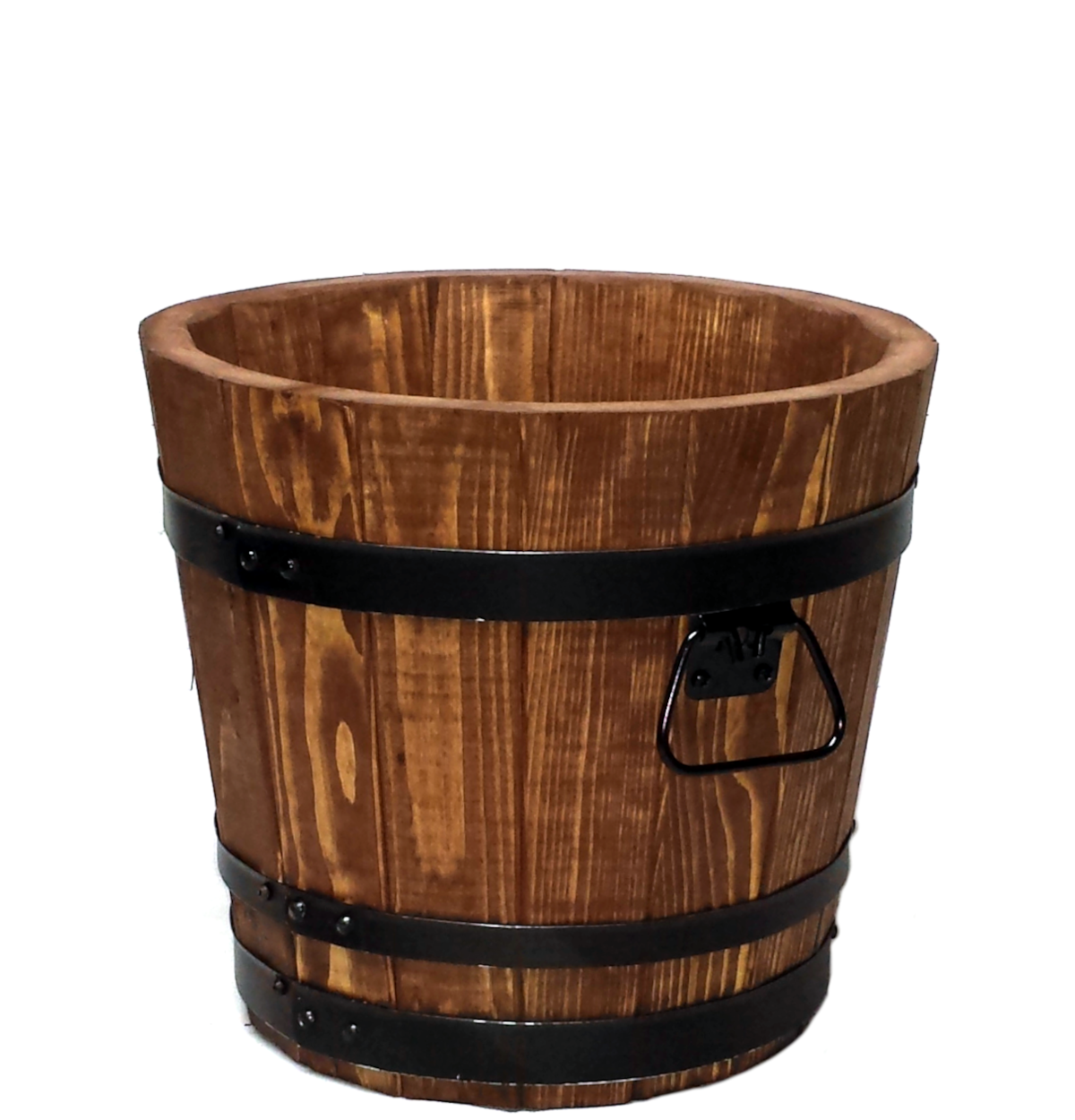 WOODEN GARDEN POT