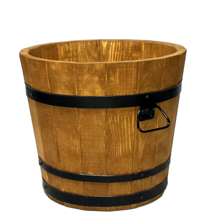 WOODEN GARDEN POT