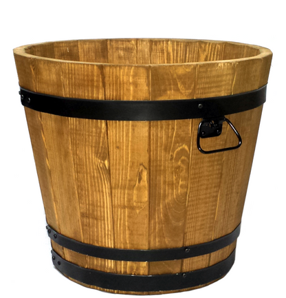WOODEN GARDEN POT